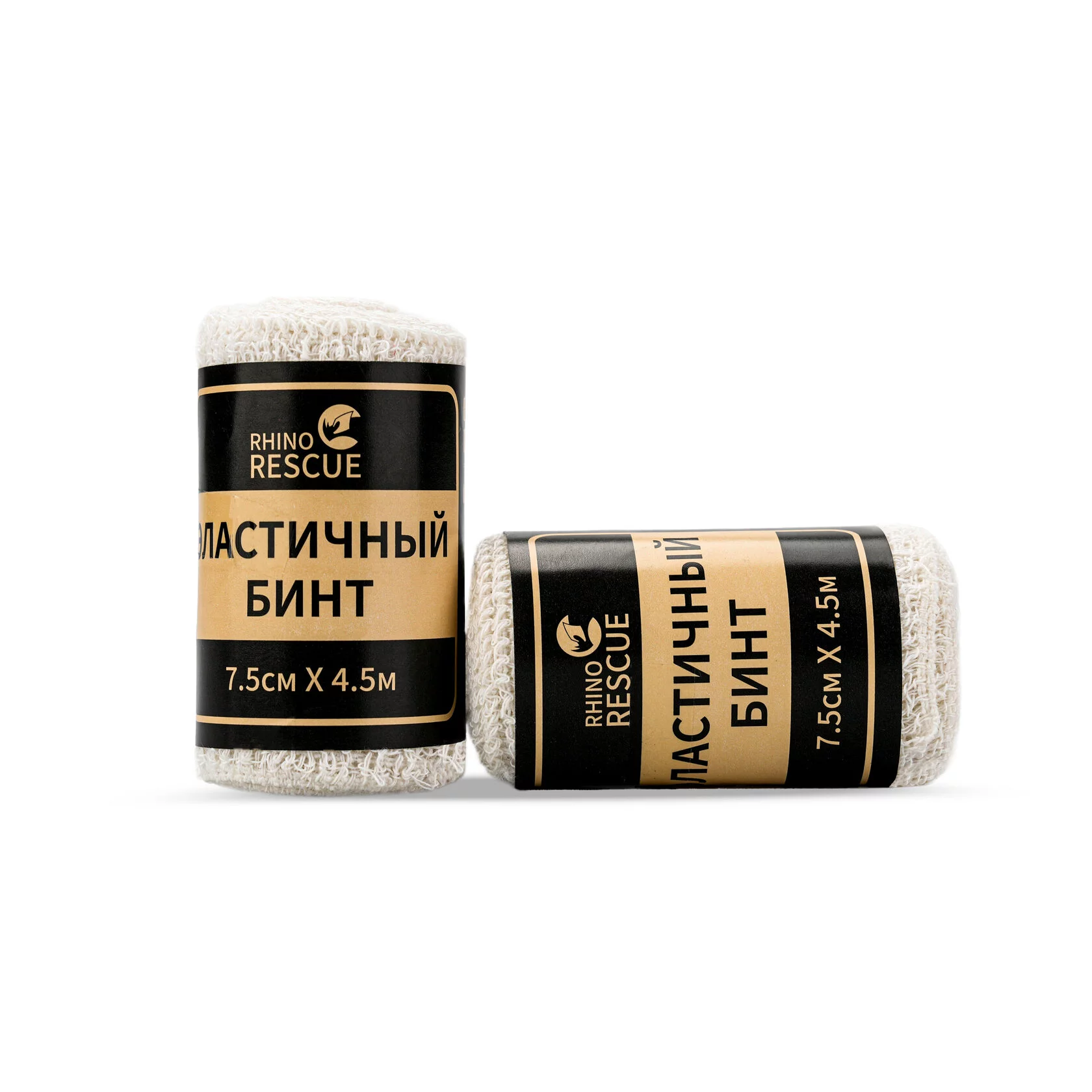 Эластичный бинт бандаж RHINO Rescue Elastic Crepe Bandage PZBD0016, фото 5