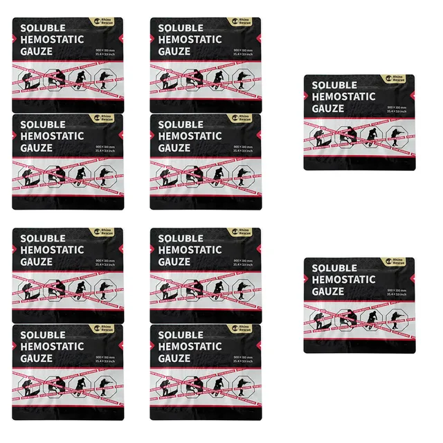 Кровоостанавливающий бинт Rhino Rescue Soluble Hemostatic Gauze PZFL0011, фото 7
