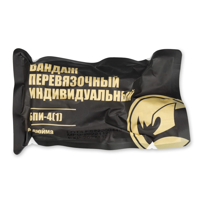 Компрессионный бандаж RHINO Rescue 4" (с аппликатором давления, 1 подушка) PZBD0121
