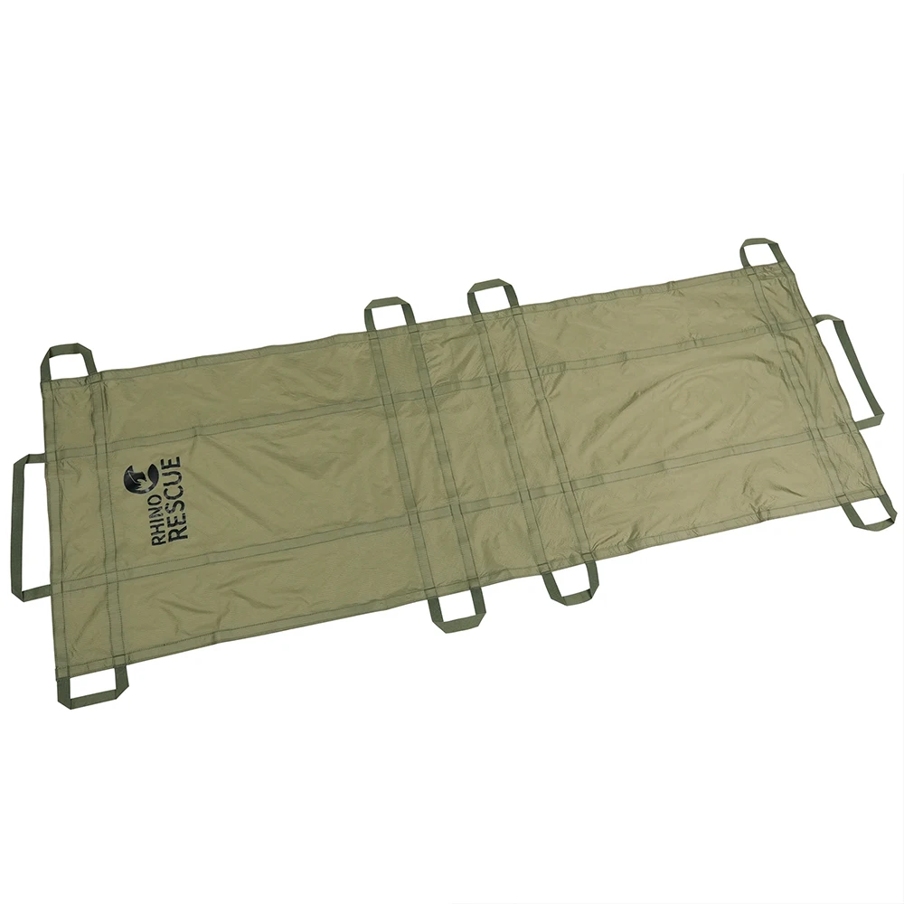 Многоразовые складные носилки Rhino Rescue MULTI-USE DISPOSABLE LITER DJRT0024 (зеленые), фото 7