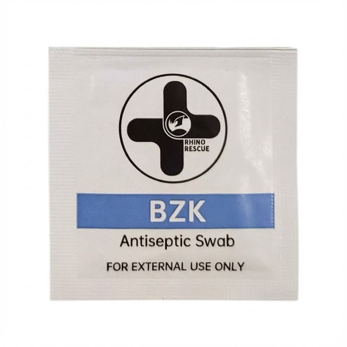 Салфетка антисептическая RHINO Rescue BZK Antiseptic Swab